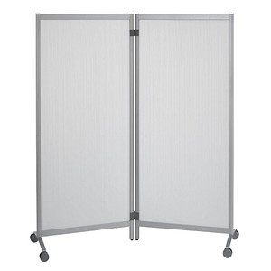 Image PAPERFLOW Mobiles Trennwandsystem, 2er Set, transparent