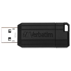 Image Verbatim USB-Stick PinStripe schwarz 16 GB