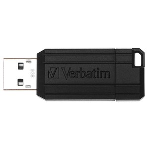 Image Verbatim USB-Stick PinStripe schwarz 8 GB