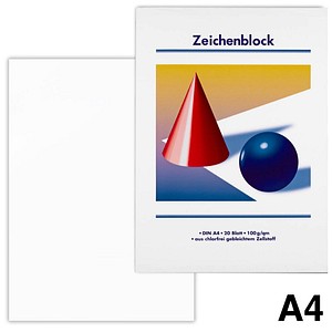 Image 5 Zeichenblöcke Kugel und Kegel DIN A4