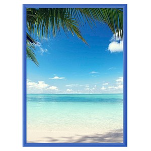 Image Showdown® Displays Klapprahmen blau 62,5 x 87,2 cm