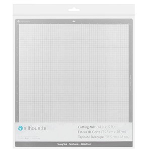 Image Silhouette CUT-MAT-15ST Schneidematte für Schneideplotter stark klebend 356 x 381 mm (14 x 15 Zoll)