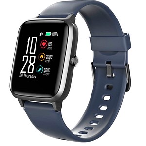 Image hama Fit Watch 4900 Smartwatch blau, schwarz
