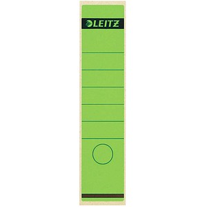 Image LEITZ Ordnerrücken-Etikett, 61 x 285 mm, lang, breit, grün passend für LEITZ St