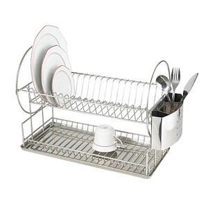 Image Maximex Geschirrabtropfständer Exclusiv Duo silber
