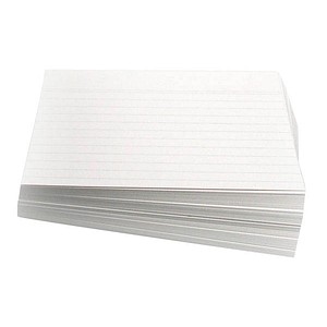 Image 100 Karteikarten DIN A5 weiß liniert