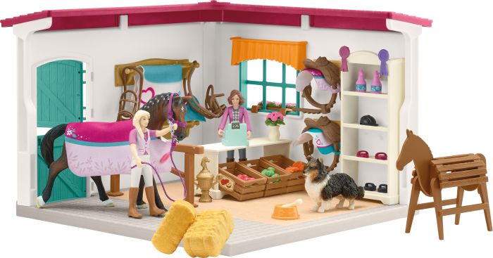 Image Schleich® Horse Club 42568 Reitshop Spielfiguren-Set