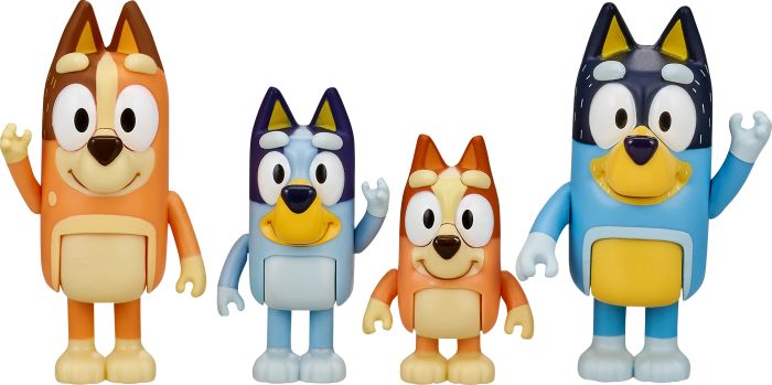 Image BLUEY Figuren 4er pack - Familie