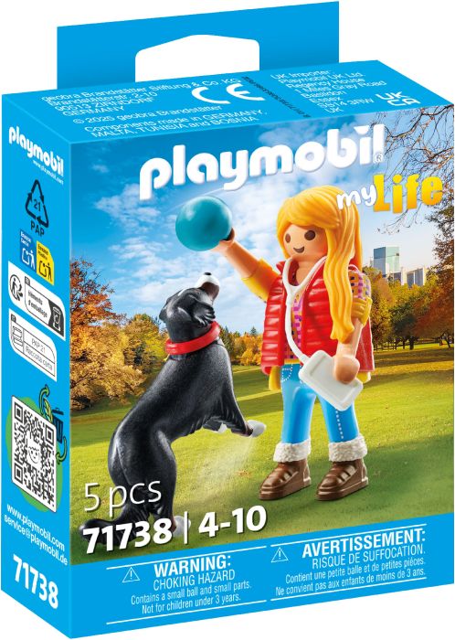 Image Frau mit Sennenhund