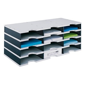 Image STYRO SORTIERSTATION 4 ETAG. SCHWARZ (268-0304-98)