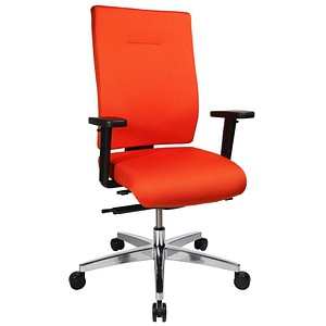Image Topstar Bürostuhl Sitness 70, PS79BH W54 orange, alu Stoff