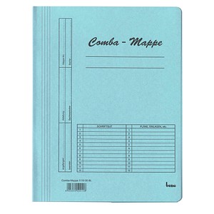 Image 5 bene Schnellhefter Karton blau DIN A4