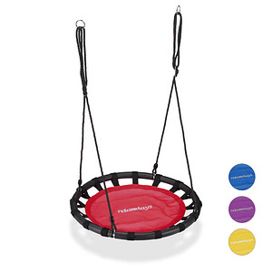 Image relaxdays Nestschaukel rot 80,0 cm