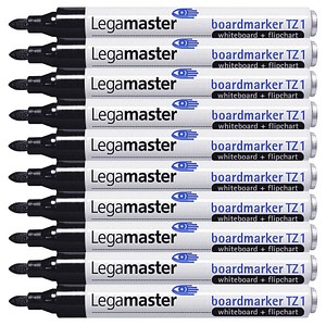 Image 10 Legamaster TZ 1 Whiteboard- und Flipchart-Marker schwarz 1,5 - 3,0 mm