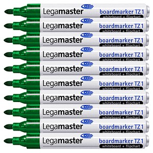 Image 10 Legamaster TZ 1 Whiteboard- und Flipchart-Marker grün 1,5 - 3,0 mm