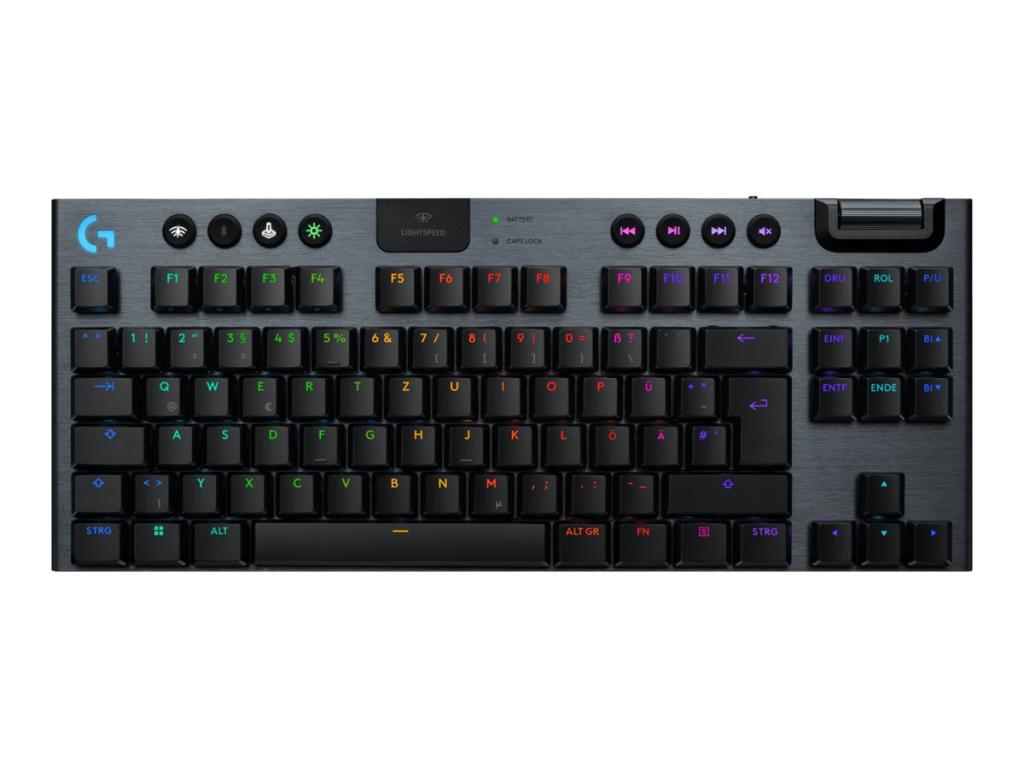 Image LOGITECH G915 X LIGHTSPEED TKL Wireless Gaming Keyboard Black (DE)