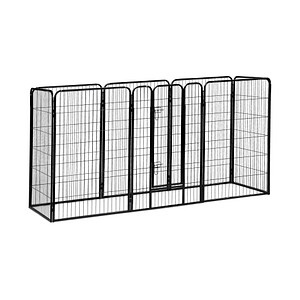 Image relaxdays Welpenauslauf Größe XXL schwarz 76,5 x 235,0 x 120,0 cm