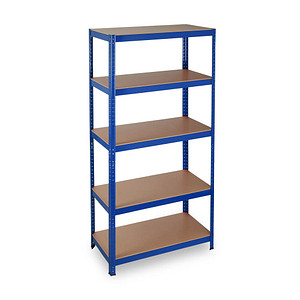 Image relaxdays Schwerlastregal 10026748_0 blau 90,0 x 45,0 x 180,0 cm