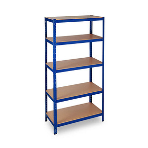 Image relaxdays Schwerlastregal 10026751_0 blau 90,0 x 45,0 x 180,0 cm