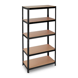 Image relaxdays Schwerlastregal 10026749_0 schwarz 90,0 x 45,0 x 180,0 cm