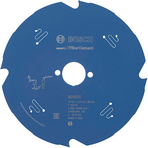 Image BOSCH Accessories Expert for Fiber Cement 2608644125 Kreissägeblatt 190 x 30 x 