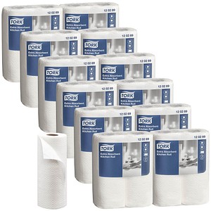 Image TORK Extra Saugfähige Küchenrolle - 101 mm - 20,2 cm - 230 mm - 311 g - 400 mm 