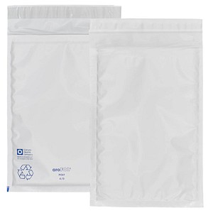 Image 100 aroFOL® POLY Luftpolstertaschen weiß für DIN A5