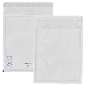 Image 100 aroFOL® POLY Luftpolstertaschen weiß für DIN C5