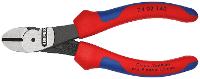 Image KNIPEX 74 02 140SB Kraft- 7402140SB Seitenschneider 140mm poliert 2-Komp.