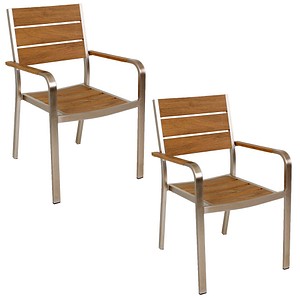 Image 2 Garden Pleasure Gartenstühle Florence braun