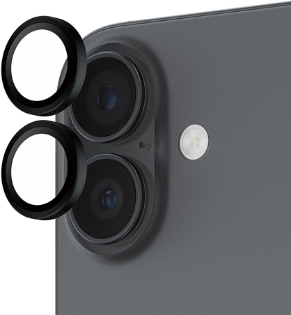 Image PANZERGLASS Hoops Black Camera Lens Protector iPhone 17 | iPhone 16 | 16 Plus