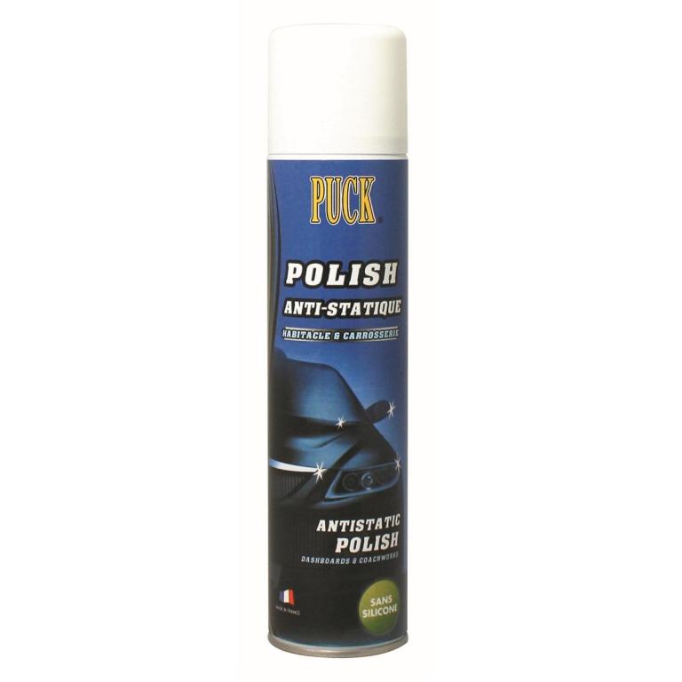Image Puck Oberflächen-Politur, silikonfrei | 400 ml Sprühflasche für Armaturenbretter, Karosserien, Leder- und Kunstledersitze