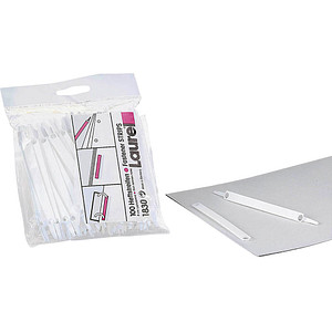 Image 100 Laurel Heftstreifen EASY CLIP Abheftstreifen weiß Kunststoff