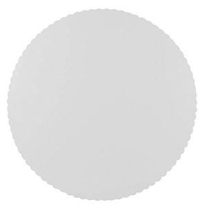 Image PAPSTAR Tortenunterlage "pure", rund, 300 mm, weiß, 100er aus 100% Frischfaserk