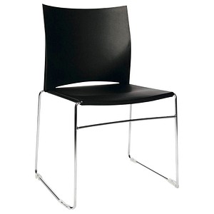 Image 4 Topstar Besucherstühle W-Chair CH490-0 schwarz Kunststoff