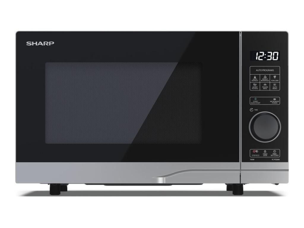 Image SHARP YC-PS204AE-S Mikrowelle 20L schwarz/silber