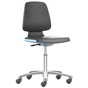 Image bimos Arbeitsdrehstuhl Labsit blau, schwarz Kunstleder