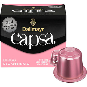 Image Dallmayr Capsa Lungo Decaffeinato Kaffeekapseln 10 Portionen
