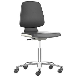 Image bimos Arbeitsdrehstuhl Labsit weiß, schwarz Kunstleder