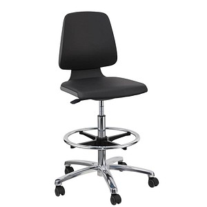 Image bimos Arbeitsdrehstuhl Labsit schwarz Kunstleder