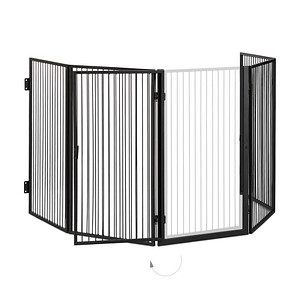 Image relaxdays Kaminschutzgitter schwarz