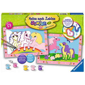 Image Ravensburger Malen-nach-Zahlen Süße Ponys mehrfarbig