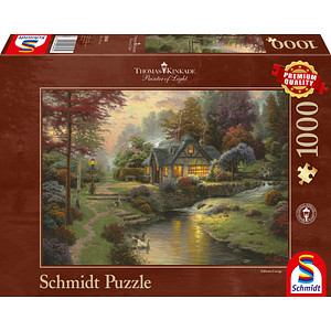 Image Schmidt Thomas Kinkade Friedliche Abendstimmung Puzzle 1000 Teile