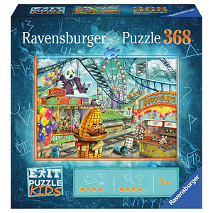 Image Ravensburger EXIT PUZZLE Kids Im Freizeitpark Puzzle 368 Teile