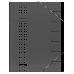 Image HAMELIN Elba Ordnungsmappe chic - Anthrazit - Karton - A4 (42495AZ NEU: 4000019