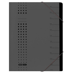 Image HAMELIN Elba Ordnungsmappe chic - Anthrazit - Karton - A4 (42496AZ NEU: 4000010