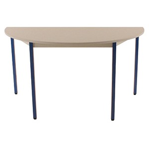 Image SODEMATUB Beistelltisch 140DRGBL, halbrund, lichtgrau/blau