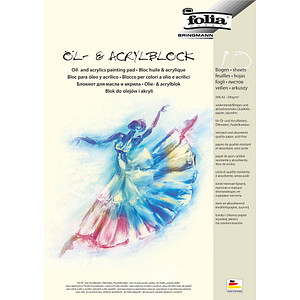 Image folia Öl- und Acrylblock, DIN A3, 290 g/qm, 10 Blatt