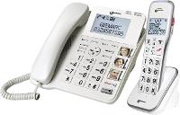 Image GEEMARC DECT595 Schnurgebundenes Seniorentelefon Anrufbeantworter, Freisprechen