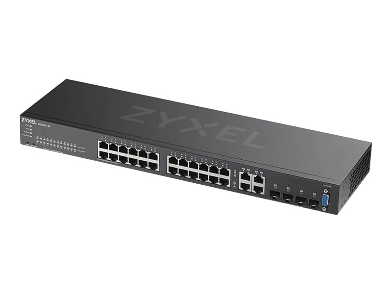 Image ZYXEL Switch GS2220-28 24 Port + 4x SFP/Rj45 Gigabit L2